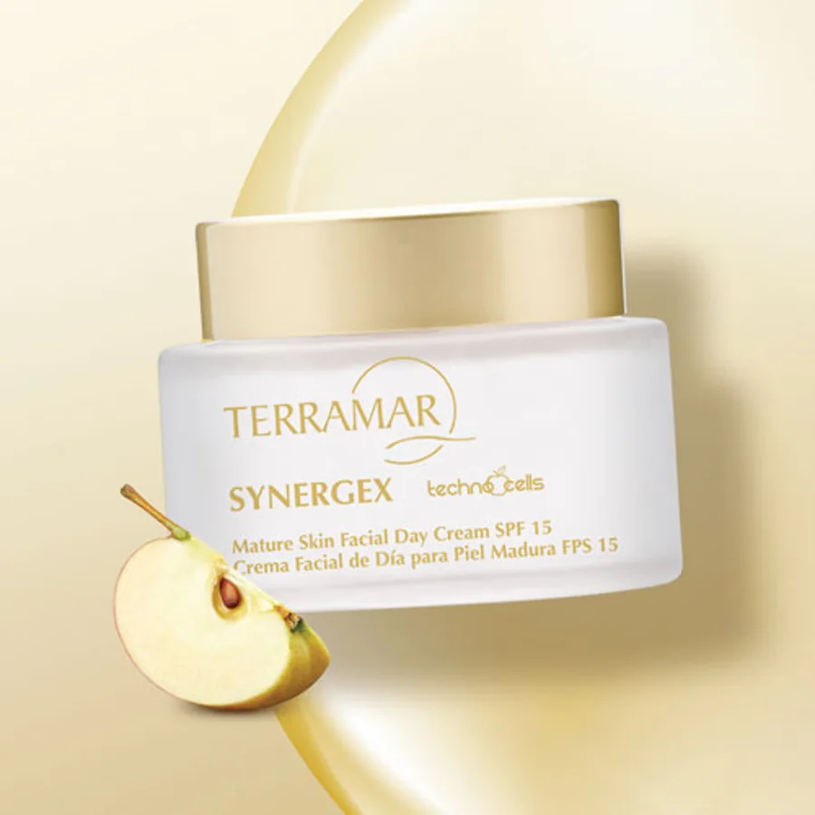 Crema Facial de Día para Piel Madura FPS 15 Synergex
