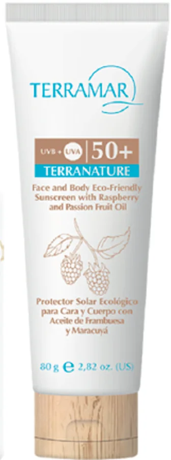 PROTECTOR SOLAR ECOLÓGICO PARA CARA Y CUERPO CON ACEITE DE FRAMBUESA Y MARACUYÁ