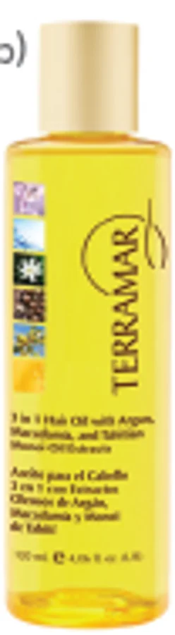ACEITE PARA EL CABELLO 3 EN 1 CON EXTRACTOS OLEOSOS DE ARGÁN, MACADAMIA Y MONOI DE TAHITÍ